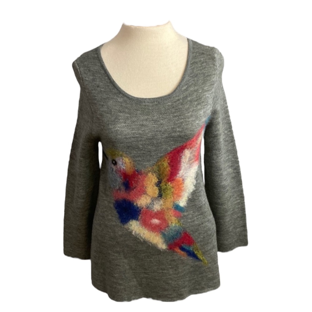 Starla Halfmann Anthropologie Scoop Neck Fly Away Sweater Small